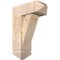 Ekena Millwork Traditional Arts and Crafts Smooth Bracket w/ Offset Brace, Douglas Fir, 7 1/2"W x 18"D x 26"H BKT0806X18X26TRA03SDF - alternate 1